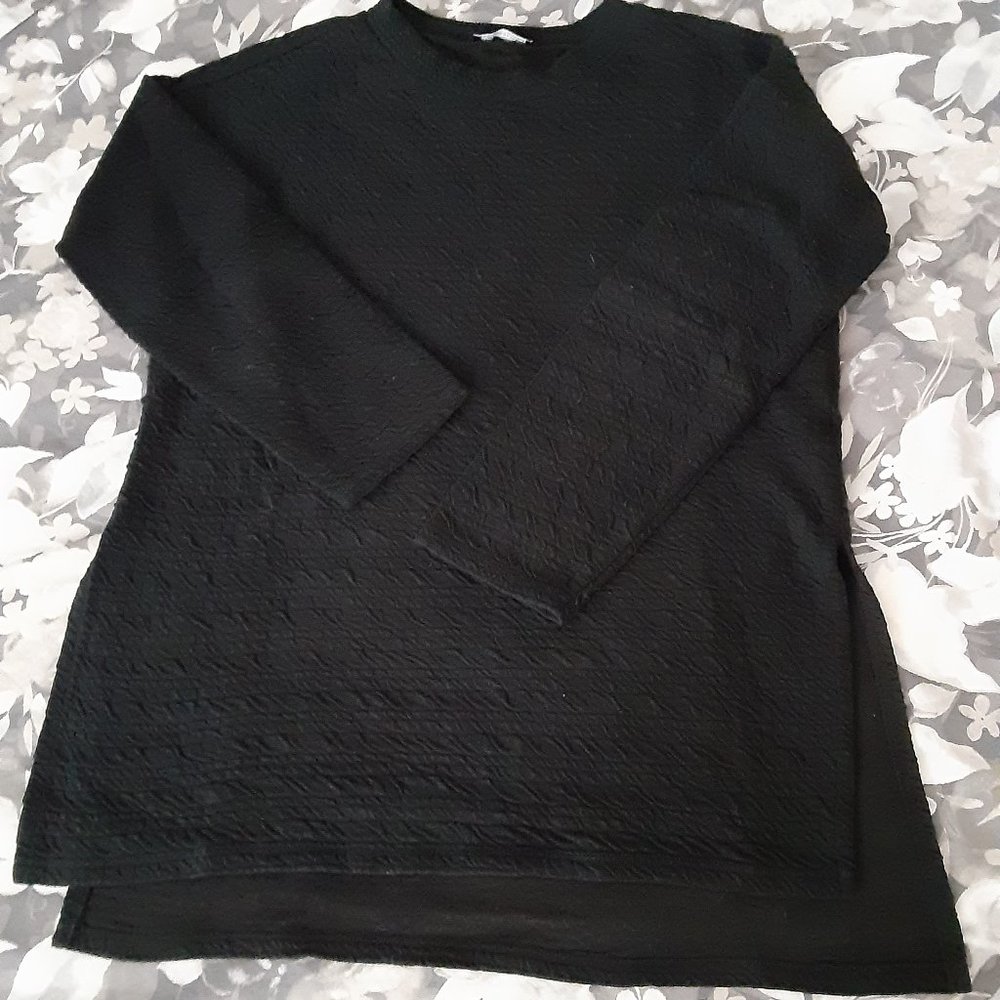 Zara stretchy textured tunic size M - made in Portugal